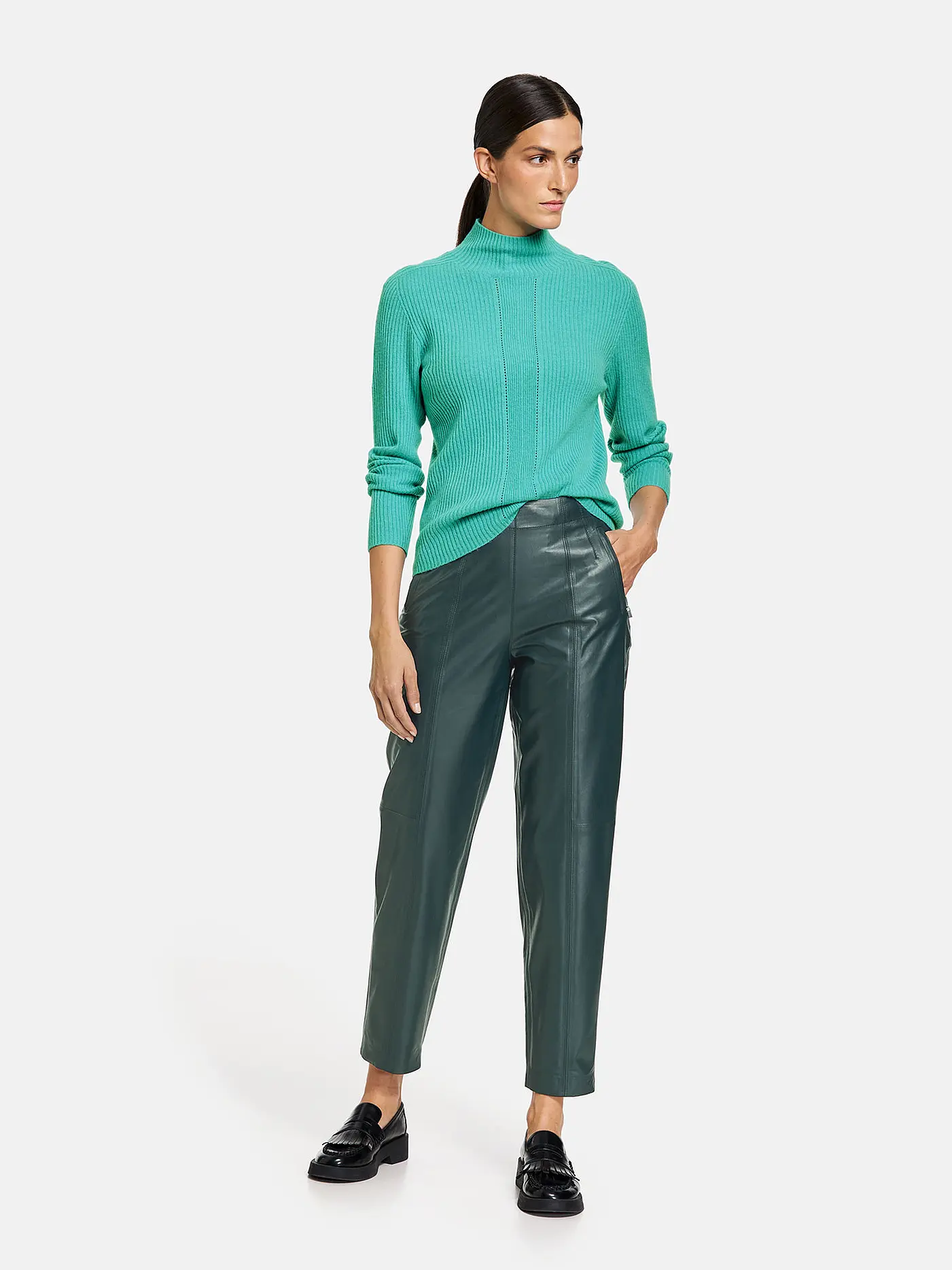 GERRY WEBER | Hose in Lederoptik | 